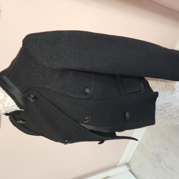 Flawless EMG Wool-Blend Blazer black shimmer – Korean 55 (US Small) - Picture 5 of 8